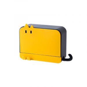Porte-savon bleu (yeux plissés) Porte-savon ménager Porte-savon mural anti-perforation avec couvercle Porte-savon en plastique - Neuf