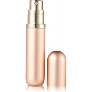 Vaporisateur De Parfum Rechargeable,Vide,Vaporisateur De Parfum De Voyage,5 Ml,Mini Vaporisateur De Poche,Pour Les Déplacements (Or Rose) - Neuf