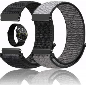 Kal-Bracelet En Nylon De 22 Mm Pour Homme Et Femme - Bracelet De Rechange Réglable - Doux Et Respirant, Eine Grösse, Tissage En Nylon, Pas De Gemme - Neuf