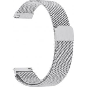 M&eacute;tal Bracelet Pour Montre Homme Femme, D&eacute;gagement Rapide, Bracelets De Remplacement &Agrave; Aimant Magn&eacute;tique En Acier Inoxydable En M&eacute;tal Pour Montre De 20mm 22mm (Argent, 22mm) - Neuf