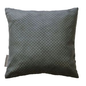 Housse De Coussin Suede C1060 Anthracite 40 X 40 Cm - Neuf