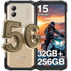 DOOGEE Blade 20 Turbo 5G Android 15 10300mAh Smartphone Incassable 33W 32Go+256Go/2To 50MP 6.6'' Triple Slot/IP68/NFC/GPS - Or - Neuf
