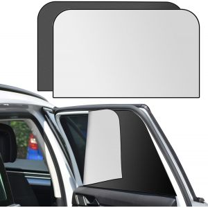 Lbgwp60-2pcs Magnétique Pare Soleil Voiture Bébé Arriere, Chaussette Voiture Soleil, Pare Soleil Voiture Enfant Pour Protection Solaire Enfants Et Animaux, Bloquer Les Rayons Uv Anti Moustiquaire - Neuf