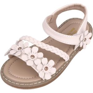 Utigh-Sandales Fille Sandale Cuir Enfant Fille Fleur Chaussures Ete Fille - Neuf