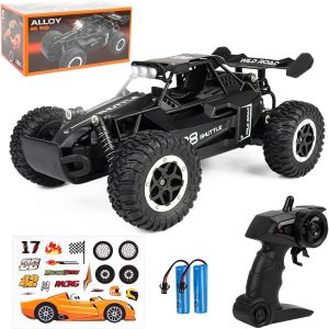 1:16 Voiture Ttélécommandée Tout Terrain,2.4Ghz Rc Voiture Télécommandée Enfan,2Wd 20Km/H Voitures Radiocommandées Avec Lumière Led,Buggy Rc Cadeau Pour Enfants Plus De 3 Ans (Noir) - Neuf