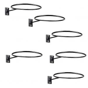 Paquet De 6 Support Mural Ball Display Ballball Storage Ballball Rack Ball Holder Pour Le Basket-Ball Football Volley-Ball Football - Neuf