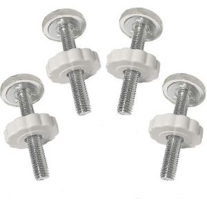 4 Pcs Pression Bébé Portes Tiges De Broche Filetées Portes De Marche Accessoires Boulons À Vis Kit Raccord A - Neuf