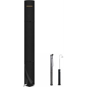 Bache de Protection Douche Solaire Exterieure Housse pour Douche Solaire Housse de Protection Douche Solaire Imperm&eacute;able Housse de Douche Ext&eacute;rieure 420D Tissu Oxford 245x30cm - Neuf