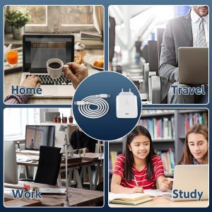 Chargeur 45W USB C Chargeur Rapide Type C Adaptateur d'alimentation pour t&eacute;l&eacute;phone Portable pour Samsung Galaxy S22/S21 Ultra/S21+/Z Flip 3/Z Fold 3 5G/S20/Note20/S10/iPad Pro C&acirc;ble de Charge - Neuf