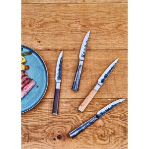 Couteau De Chef Forged Sebra 16 Cm Lame Acier Japonais 440c Manche Dalbergia - Neuf