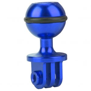 Support de rotule rotatif a 360¡ã en metal pour lampe de photographie (bleu) - Neuf