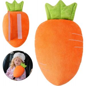 1pcs Protection Ceinture De S&eacute;curit&eacute; Enfant - Enfants Epaule Coussin De Ceinture De S&eacute;curit&eacute; Pour Tout-Petits(Carotte) - Neuf