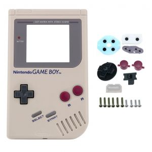 Coque Complet + Kit Boutons Complet Pour Nintendo Game Boy Classique (Dmg-01) Restauration Premium - Neuf