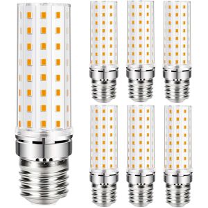 Kal-Ampoule Led E27 Blanc Chaud 3000k 1760lm, 16w Équivalent 150w Lampe Halogène, Ampoules Led Intérieur E27 Ac 220-240v, Non-Dimmable, Gros Culot À Vis Maïs,Lot De 6 - Neuf
