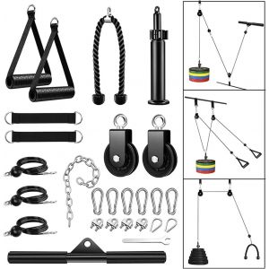 Appareil De Fitness Entraîneur Pour La Musculation Des Bras, Diy Tour De Traction Latissimus Pour Appareil Sport Maison, Matériel D'etirement Musculaire - Neuf
