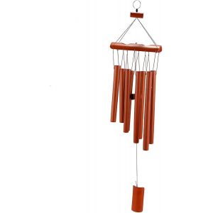Mevronisshop-Carillon Éolien En Bambou, 8 Tubes Pour Extérieur, Cloches Musicales Pour Extérieur Et Intérieur, Pour Jardin, Cour, Terrasse - Neuf