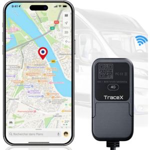 VornixorSarlshop-Traceur GPS sans abonnement mensuel &iquest; Pas besoin de recharge &iquest; Application et abonnement 10 ans inclus &iquest; Tracker GPS voitures, motos, camping-car, vans &iquest; Suivi en temps r&eacute;el, alertes - Neuf