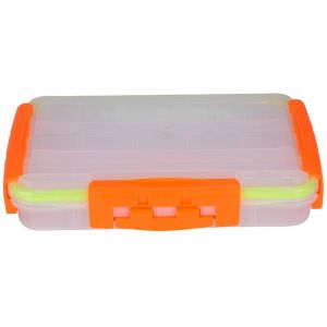 Boite De Rangement Portable En Plastique Transparent Pour Accessoires De Peche, Leurres, Hamecons, Poids - Neuf