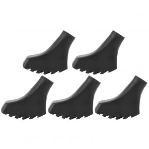 Lot De 5 Embouts De Rechange En Tpr Pour Batons De Randonnee, Accessoire D'escalade - Neuf