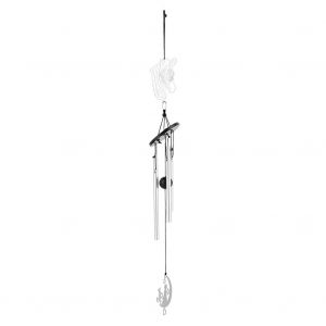 Decoration d'interieur?: carillons eoliens suspendus, tubes metalliques, artisanat fait a la main (zebre) - Neuf