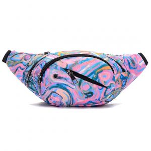 Sac de taille pour hommes et femmes Pack de taille Taille réglable Sac de taille de hanche Mode imperméable à l'eau Randonnée Wais - Neuf