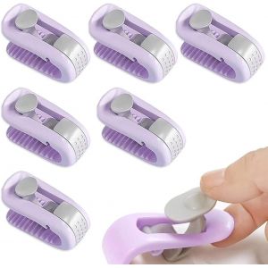 Pack De 6 Elasticite Elevee, La Couette Pinces De Prehension, Couverture Pinces, Matelas Clips, Feuille De Titulaire, Couette Pinces, Drap De Lit Clips De L'aiguille Sans Pinces - Neuf