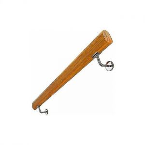 Taille : 30 Cm Rampes En Bois Antidérapantes, 2 Supports En Acier Inoxydable, Tiges De Support De Couloir Antidérapantes Pour Grenier Intérieur, - Neuf