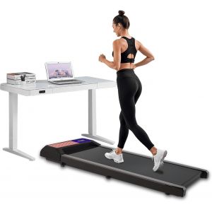 Vidacharmy Walking Pad Avec Inclinaison 5% - Tapis De Marche Silencieux 6 Km/H - &Eacute;cran Led - Prise Europ&eacute;enne Pour Fitness &Agrave; Domicile - Neuf