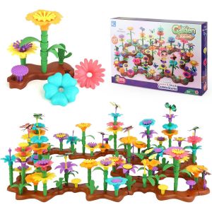 KALWL-272 Pièces Blocs De Jouets De Construction Pour Enfants Jardin De Fleurs Papillons,Diy De Bricolage Bouquet Sets Ensembles De Bouquets Créatifs Éducatif Pour Filles Garçons Cadeau Enfant 3+ Ans - Neuf
