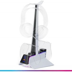 Chargeur Manette Ps5 - Station De Charge Rapide 2H, Support Manette Et Accessoire Ps5, Double Chargeur Compatible Avec Dualse[J195] - Neuf