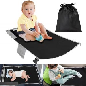 Ulteronixshop-Extension De Si&egrave;ge Avion Enfant, Pliable R&eacute;glable Lit D'avion Pour Enfants,Portable Lit Enfant Si&egrave;ge Avion Avec Sac De Rangement,Avion Extension De Si&egrave;ge Enfant,Essentiels De Voyage En - Neuf