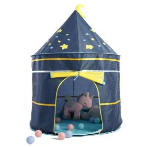 Tente Portable Pour Enfants, Motif Dessin Anim&eacute;, Ch&acirc;teau, Pour Jouer &Agrave; L'int&eacute;rieur Et &Agrave; L'ext&eacute;rieur, Cadeau D'anniversaire - Neuf