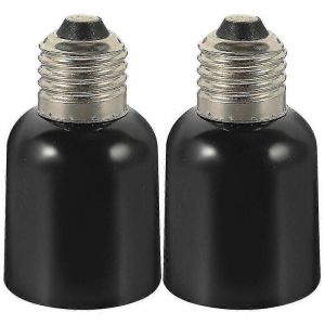 2pcs Adaptateur D'ampoule E27 À E40 Convertisseur De Lumière Convertisseur De Lumière À Vis Accessoire - Neuf