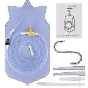 Kit De Seau De Lavement Non Toxique Pour Le Nettoyage Du Côlon Avec 4 Buses Szrh A-M - Neuf