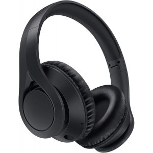 Casque Sans Fil, Casque Audio Stéréo Hi-Fi 60 Heure De Lecture Bloothooh 5.0 Avec Microphone Intégré, Confortable Cache-Oreilles, Léger Et Pliable Écouteurs, Cours En Ligne/Voyage/Téléphone/Pc/Tv - Neuf