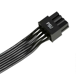 Câble d'alimentation 8 broches vers double PCI-E 6+2 broches pour Corsair,câble GPU mâle vers mâle pour Thermaltake Modu - Neuf