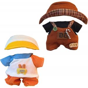 Vêtements de Poupée pour Peluche 17cm. 2 Ensembles de Vêtements et d'Accessoires. (Peluche Non Incluse). - Neuf