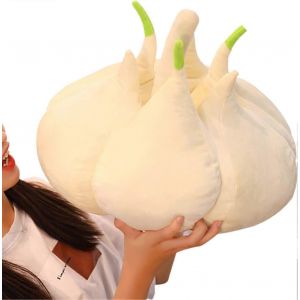 Jouets en peluche g&eacute;ants de simulation / jouets en peluche &agrave; l'ail / oreillers jouets / pour cadeaux de d&eacute;coration pour la maison, oreillers jouets (15,8 pouces / 40 cm) - Neuf