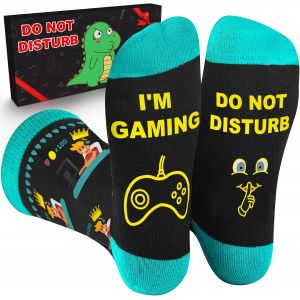 Jgd-Nouveaut&eacute; Cadeaux Dr&ocirc;les De Chaussettes, Chaussettes Gamer Chaussettes Pour Adolescents Gar&ccedil;ons, Pour Anniversaire, No&euml;l, Pour Hommes Femmes Enfants - Neuf