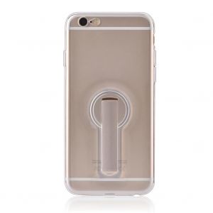 B.O.W Tpu Clear Phone Case Housse De Protection Avec Support Pour Iphone 6 / 6s Plus (Or) - Neuf