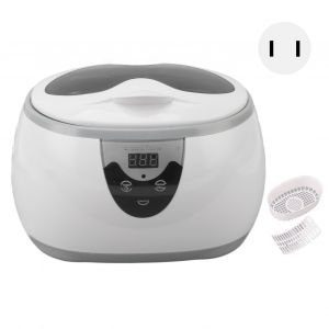 Hjlian Nettoyeur De Bijoux A Ultrasons, Affichage Numerique, Portable Et Sur, Pour Petites Lunettes, Avec Minuterie, Pour Montres, Prise Americaine 110 V - Neuf