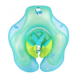 Bouee de piscine gonflable pour enfants, tube en PVC antiderapant, ceinture de securite, gilet de securite, longueur reglable, flotteurs, taille L, de 12 a 36 mois - Neuf