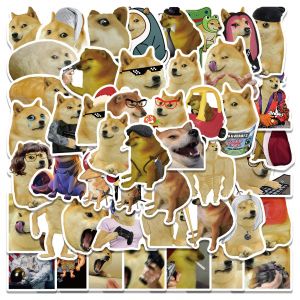 Lot De 50 Autocollants Graffitis Motif Chien Pour Ordinateur Portable, Voiture, Moto, Vélo, Casque, Skateboard, Guitare, Bouteille D'eau, Décoration Tendance - Neuf