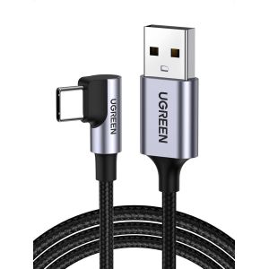 TRAHOO-C&acirc;ble USB C Coud&eacute; Charge Rapide C&acirc;ble Chargeur USB C 3A Nylon Tress&eacute; Compatible avec iPhone 17 Pro Max Air 16 Galaxy S25 Plus Ultra S24 S23 A54 A34 Redmi Note 12 Pro 11 P60 Manette PS5 (1M) - Neuf