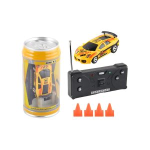 Mini voiture tout-terrain radiocommand&eacute;e avec lumi&egrave;res LED et t&eacute;l&eacute;commande pour les enfants de 3 ans et plus, comprend des obstacles routiers - Neuf