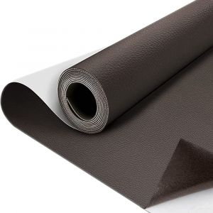 40*150cm Marron Fonc&eacute; Patch De R&eacute;paration En Cuir,1 Rouleau Auto-Adh&eacute;sif En Cuir Pu Papier Peint Simili Cuir Pour R&eacute;paration Et R&eacute;novation De Canap&eacute;,Sac &Agrave; Main,Vestes,Meubles,Si&egrave;ges De Voitu[Z816] - Neuf