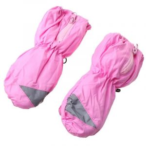 Gants De Ski Chauds Coupe-Vent Pour Enfants, Gar&ccedil;ons Et Filles, Antid&eacute;rapants, Hiver, Neige, Snowboard, &Eacute;quitation En Plein Air, Mitaine &Agrave; Manches Longues, Rose - Neuf