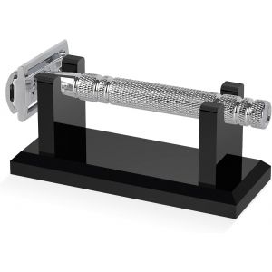 Support De Rasoir En Acrylique Pour Homme, Support De Salle De Bain Stable Pour Rasoirs De S&eacute;curit&eacute;, Facile &Agrave; Nettoyer, Compatible Avec Les Rasoirs Viking Blade Chief Et Shaving Revolution - Neuf