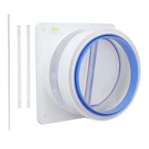 XYONG Clapet anti-retour pour hotte de cuisiniere, transparent, unidirectionnel, anti-fuite, anti-odeurs, pour tuyau de sortie d'air, pour cuisine et salle de bain - Neuf