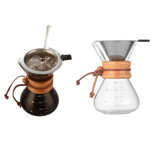 Cafeti&egrave;re &Agrave; Filtre Manuel En Acier Inoxydable De 400 Ml Avec Filtre, R&eacute;utilisable Et Anti-Gouttes, Pour La Maison Et Le Bureau - Neuf